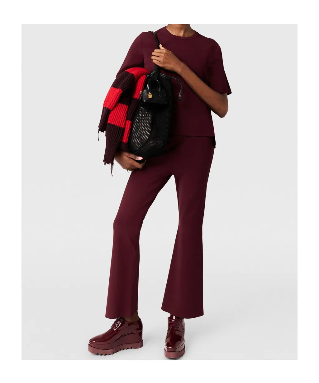Dense Knit Flared Pants