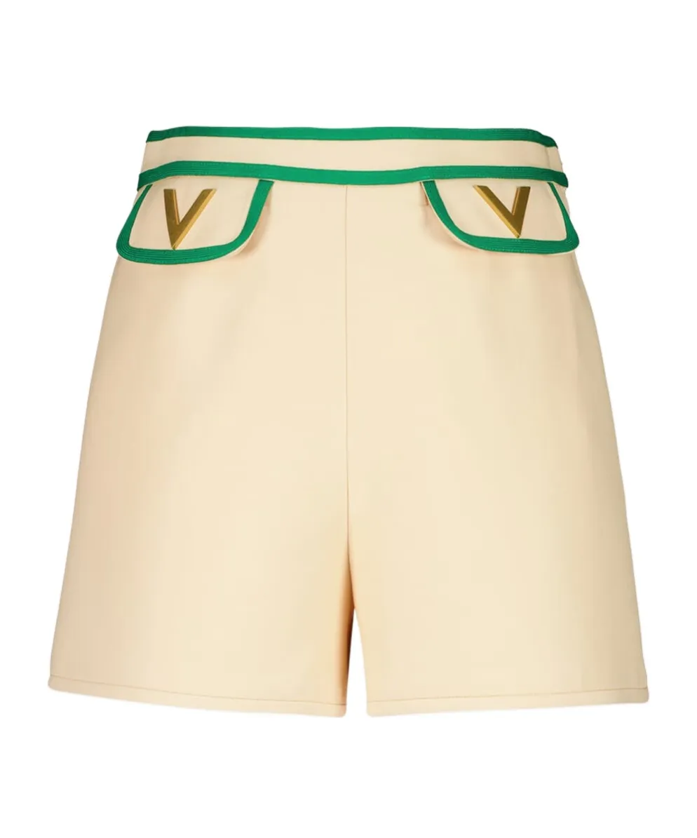 Valentino Logo Plaque Shorts