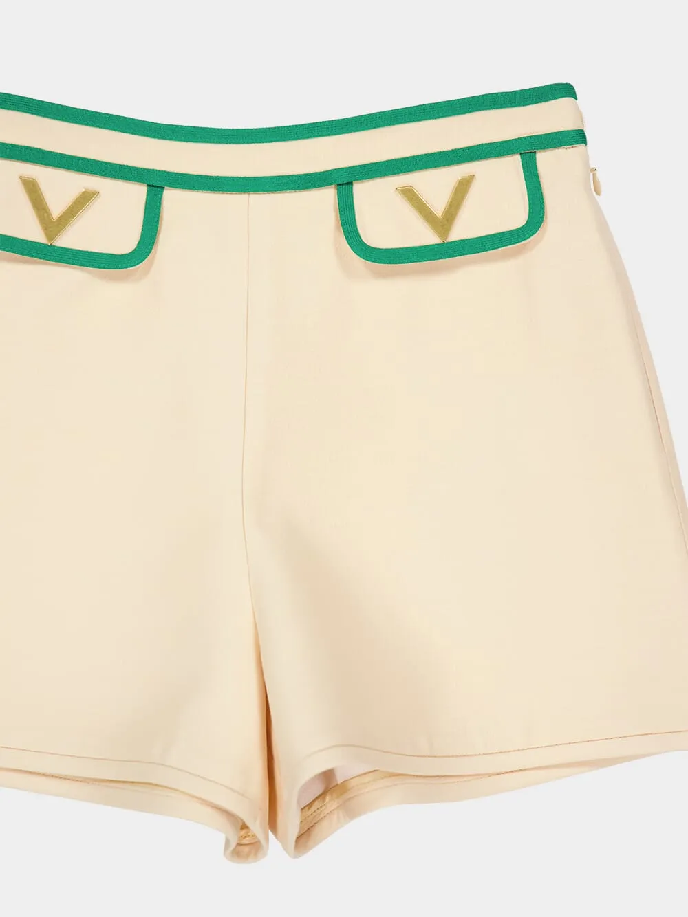 Valentino Logo Plaque Shorts