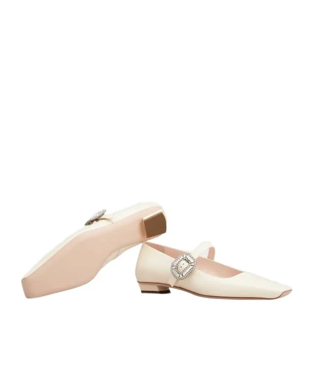 Belle Vivier Mary Janes In Leather