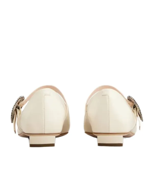 Belle Vivier Mary Janes In Leather
