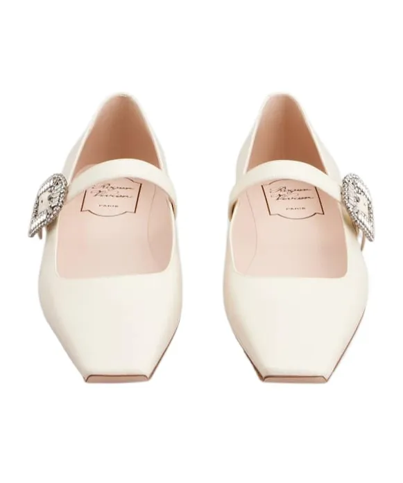 Belle Vivier Mary Janes In Leather