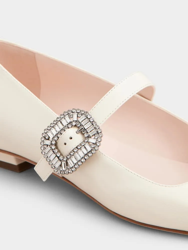 Belle Vivier Mary Janes In Leather