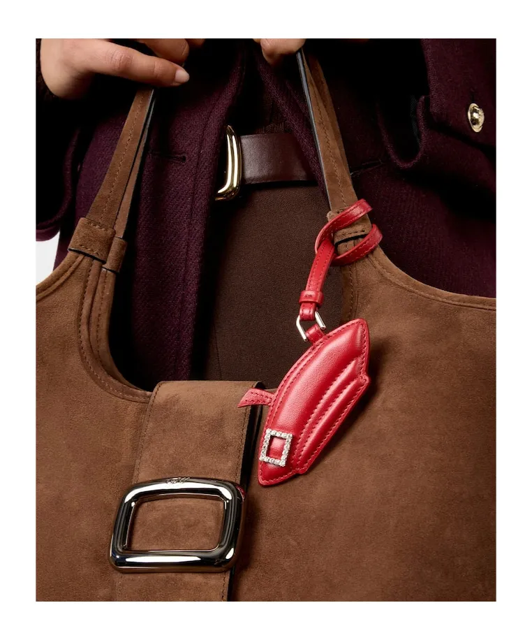 TrÈS Vivier Bag Charm In Leather