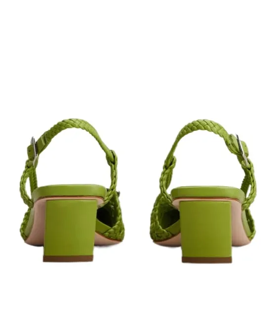 Belle Vivier Slingback Pumps In Leather