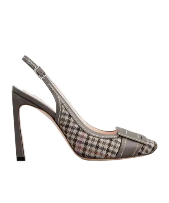 Trompette Slingback Pumps In Fabric