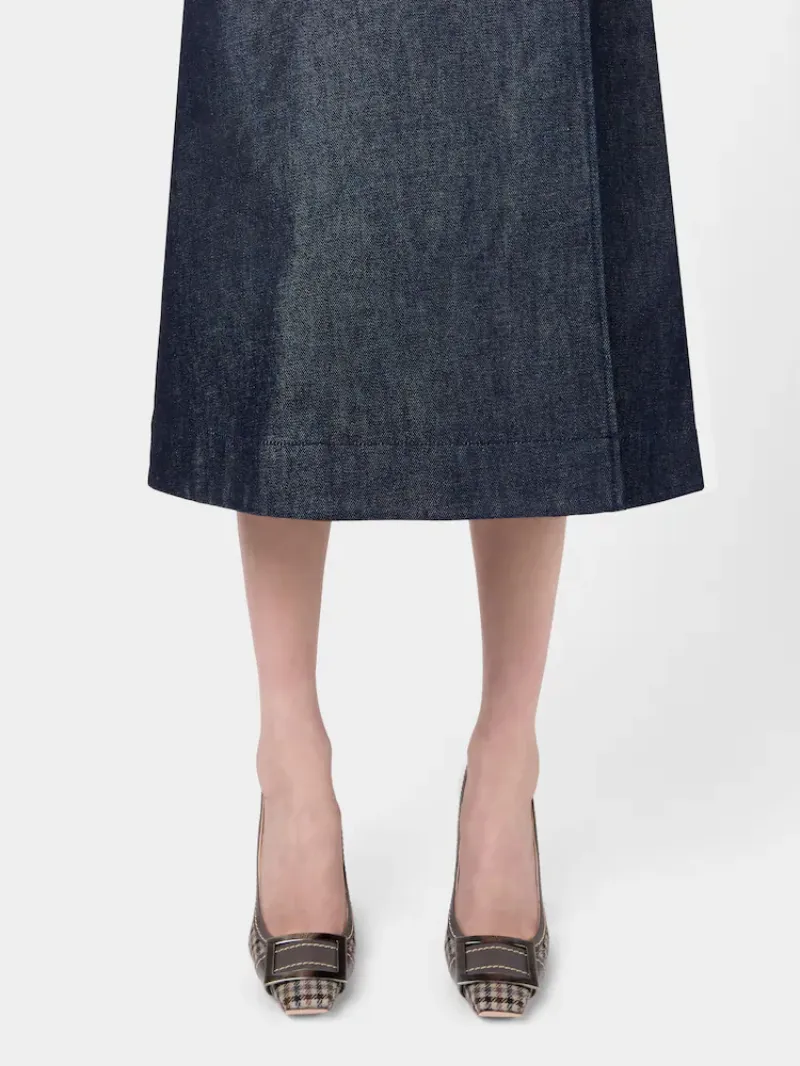Trompette Slingback Pumps In Fabric