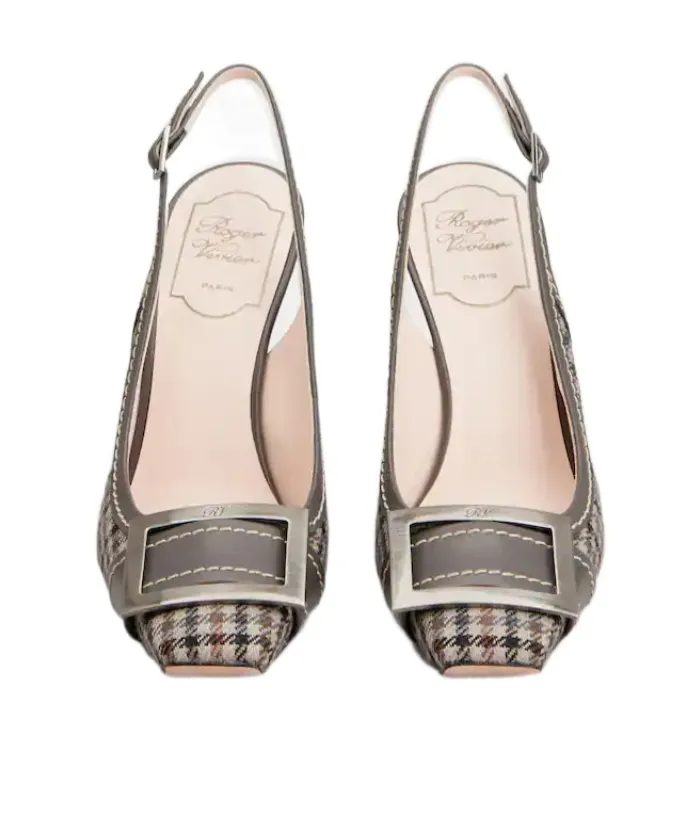 Trompette Slingback Pumps In Fabric