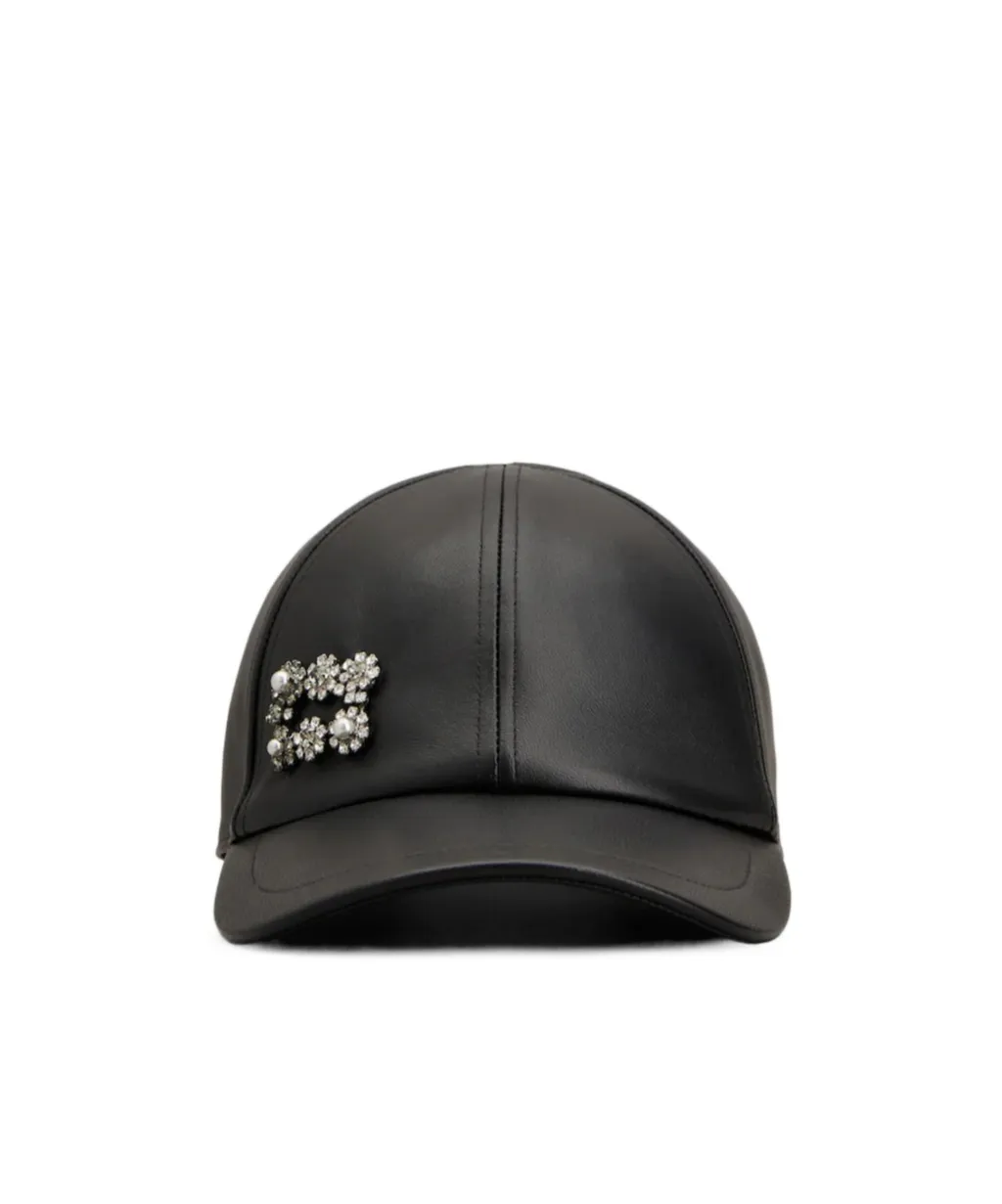 Efflorescence Leather Baseball Cap