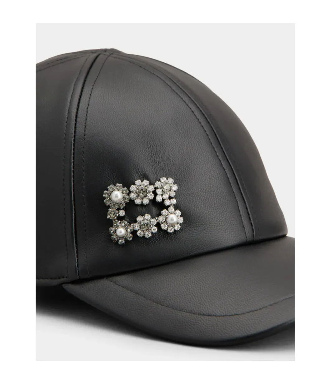 Efflorescence Leather Baseball Cap