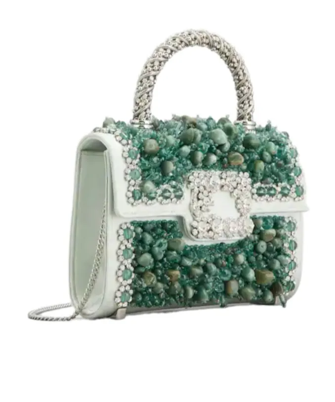 Jewel Efflorescence Mini Bag In Stones