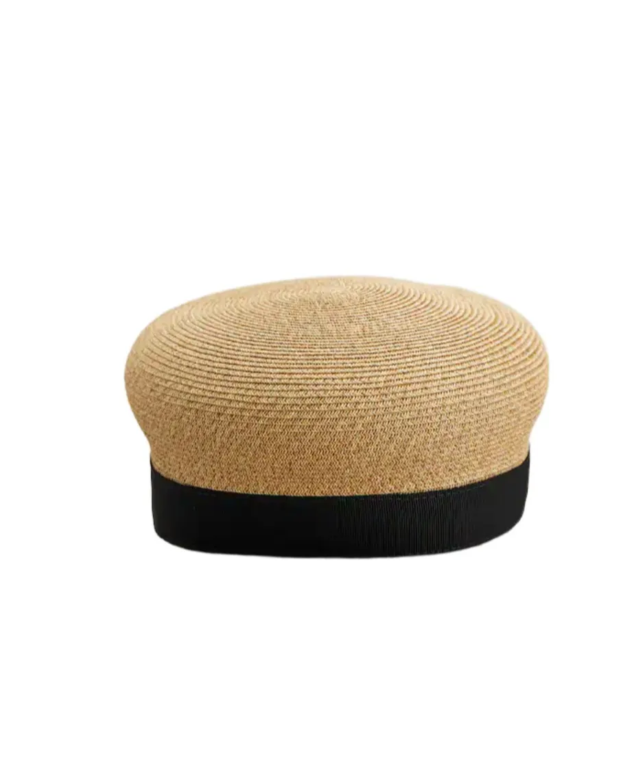 Broche Vivier Sailor Hat In Raffia