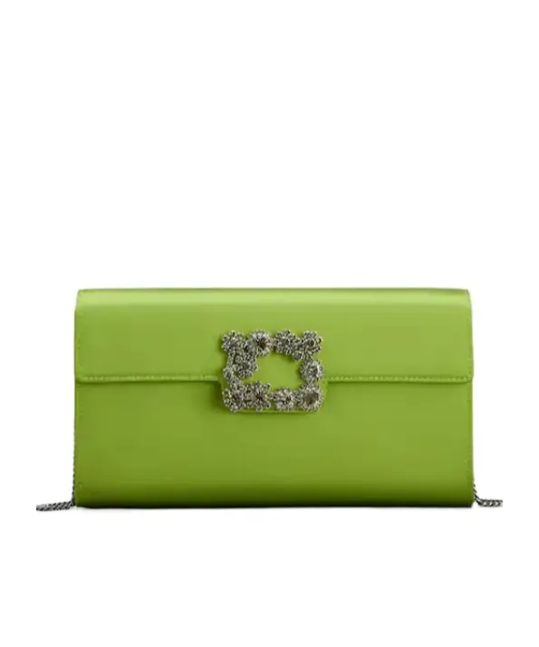 Efflorescence Clutch In Satin