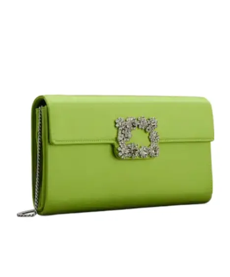 Efflorescence Clutch In Satin