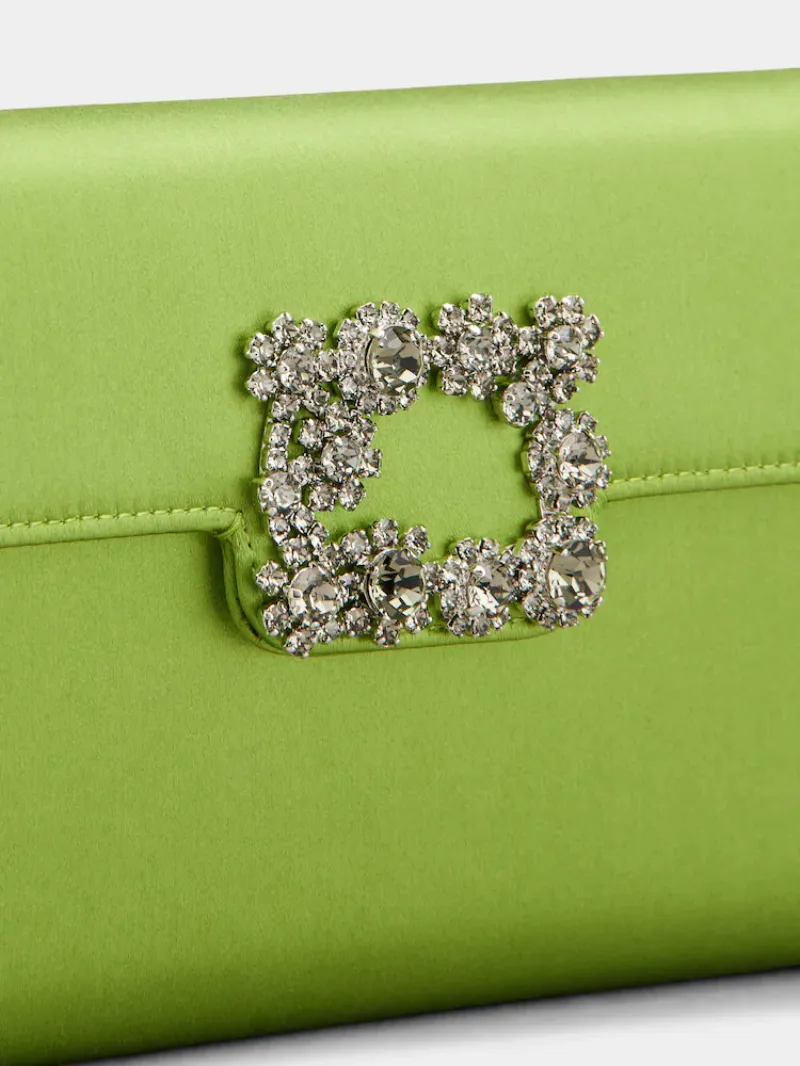 Efflorescence Clutch In Satin