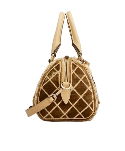 Belle Vivier Bag In Velvet