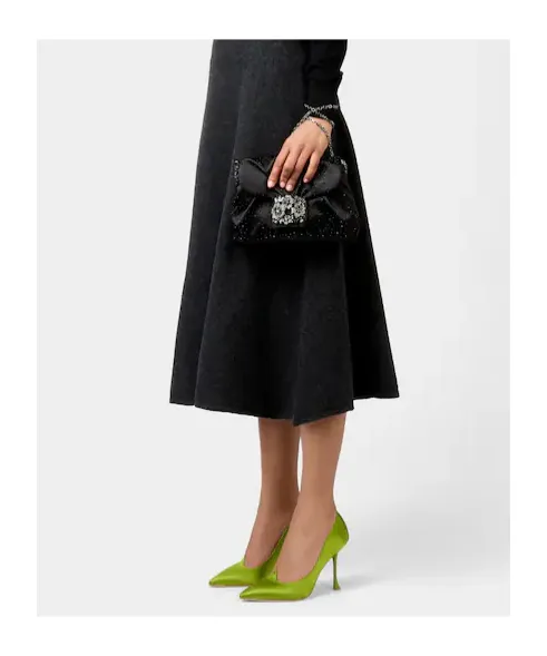 Efflorescence Mini Bag In Satin