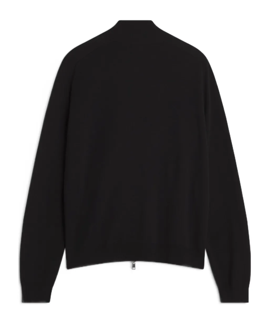 Maison Kitsuné Zip-Up Knitted Cardigan