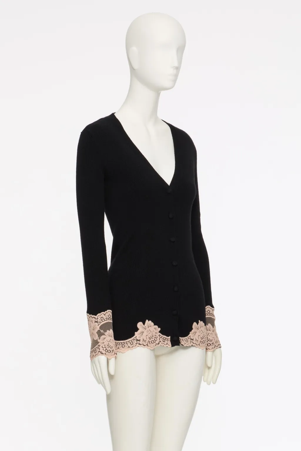 Lace Cashmere Cardigan