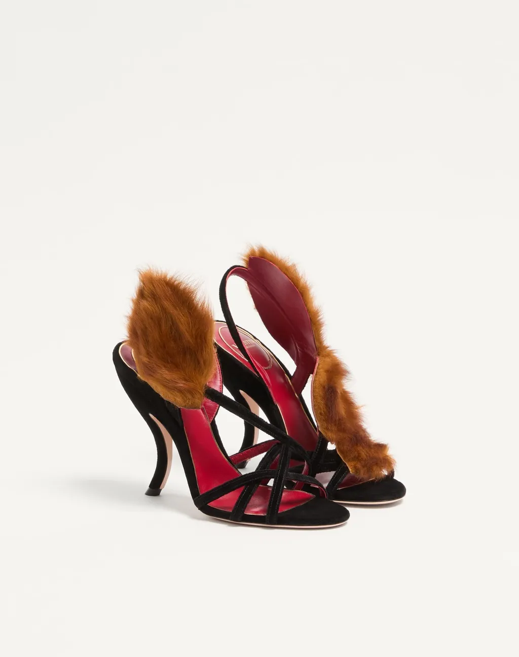 Open-Toe High-Heeled Sandals