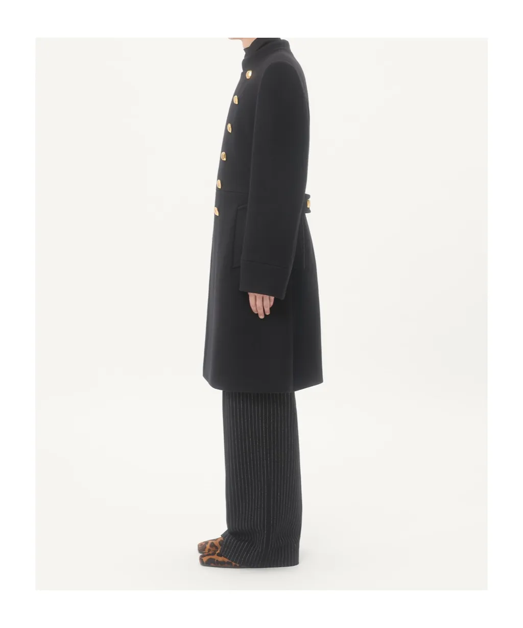 Valentino Double-Breasted Long-Sleeved Coat
