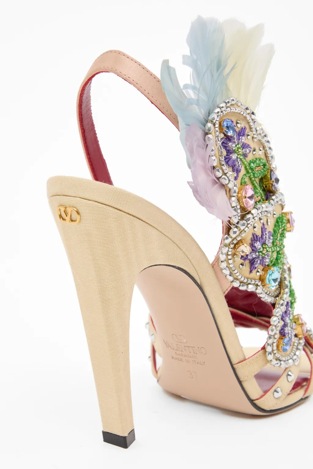 105Mm Dans Le Foyer Crystal-Embellished Sandals