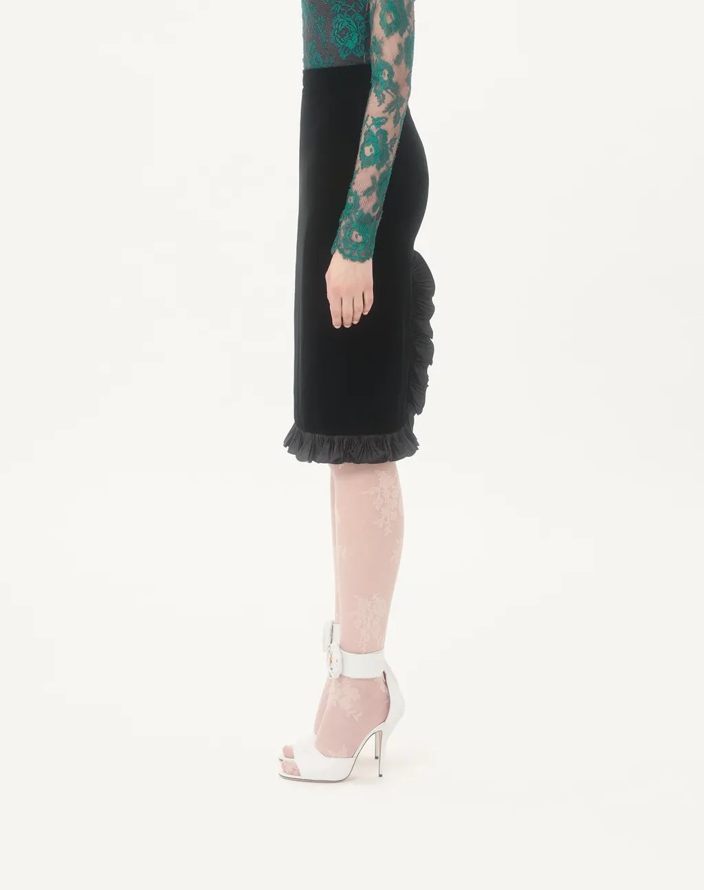 Sablé Velvet Skirt