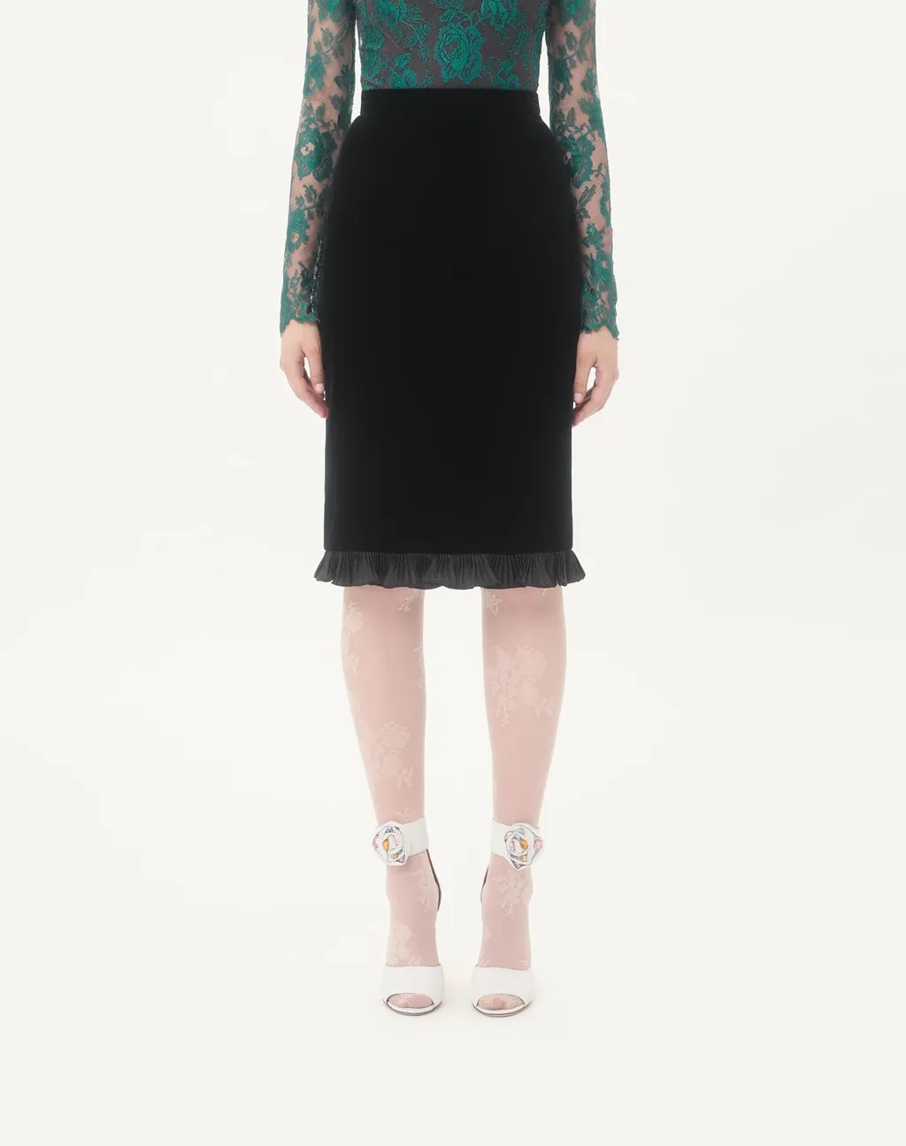Sablé Velvet Skirt
