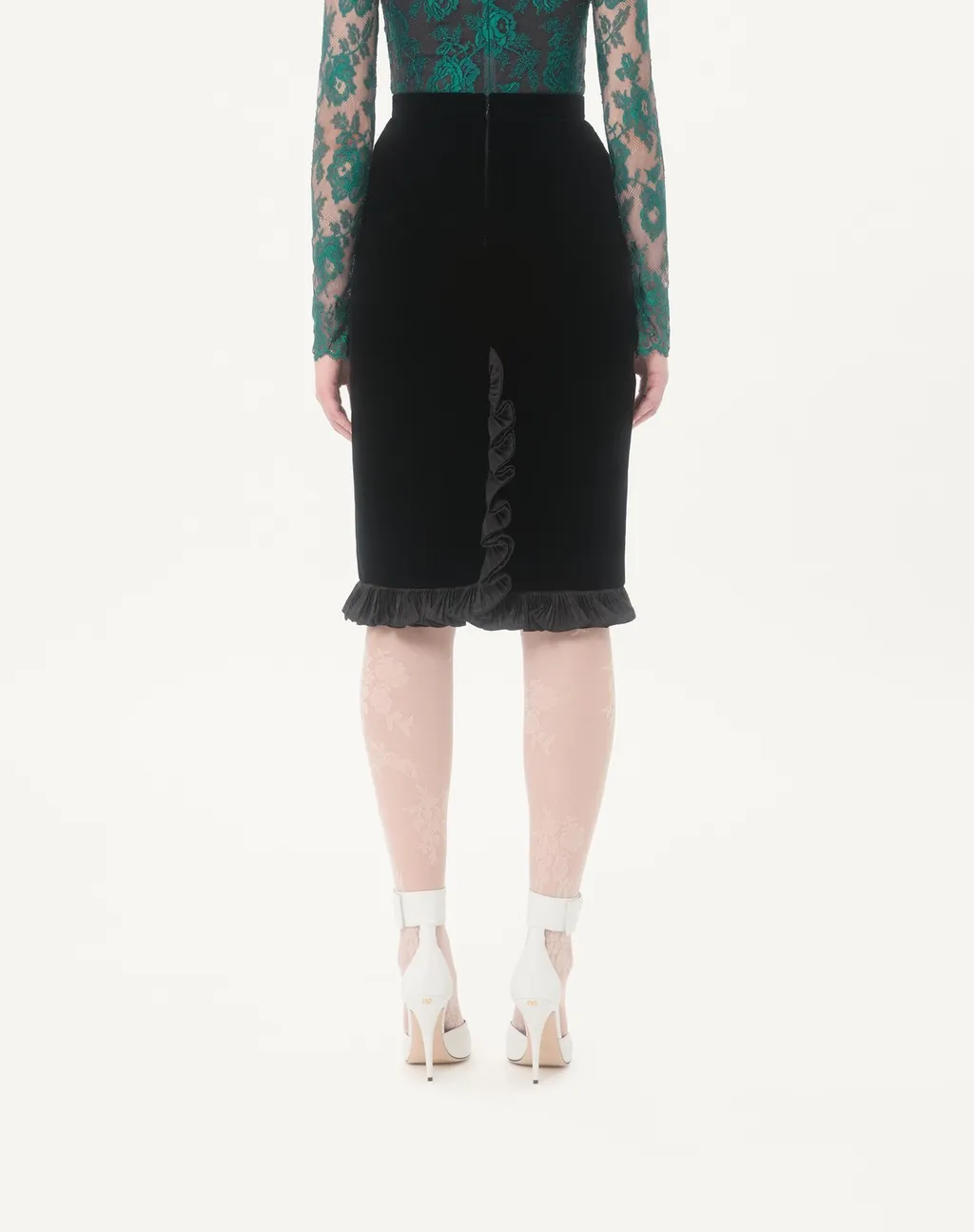 Sablé Velvet Skirt