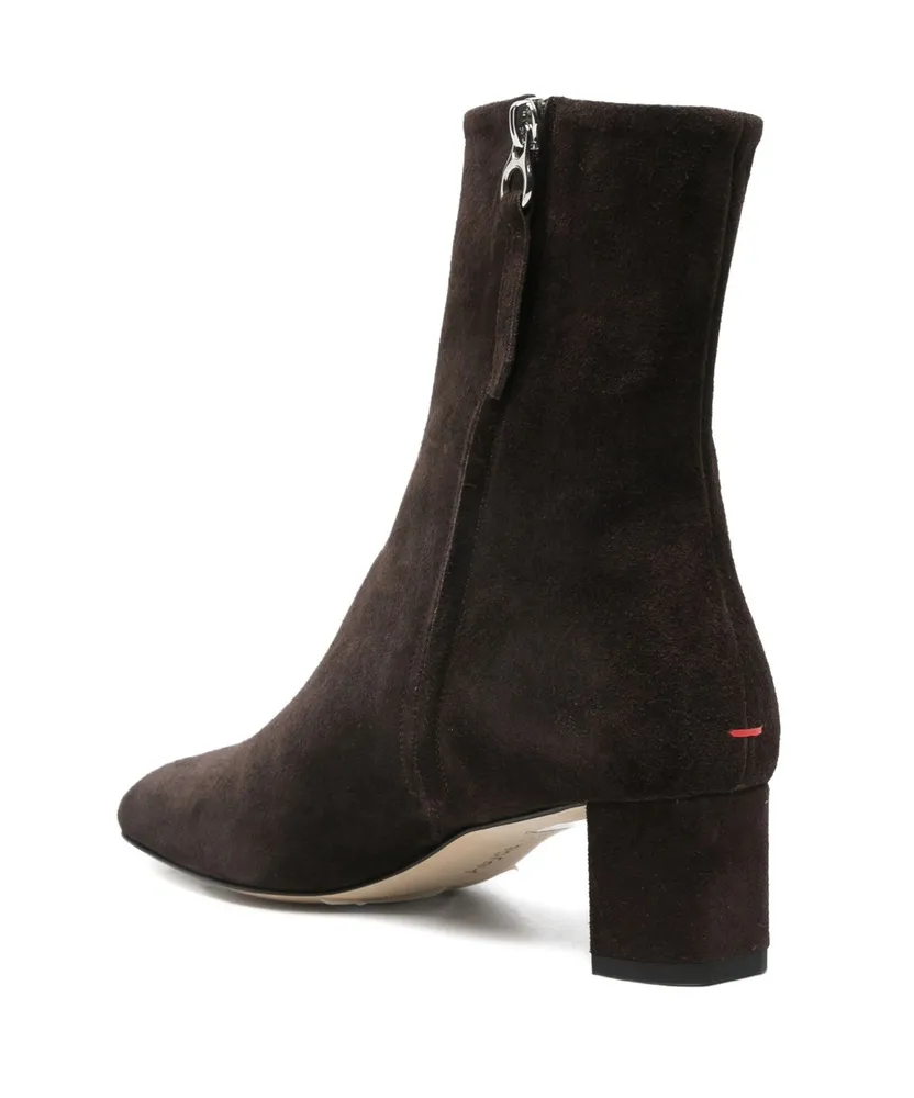 Square-Toe Ankle Boots