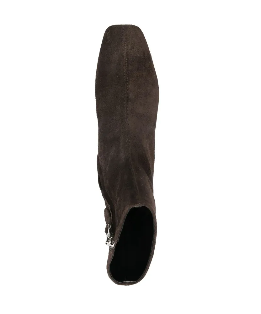 Square-Toe Ankle Boots