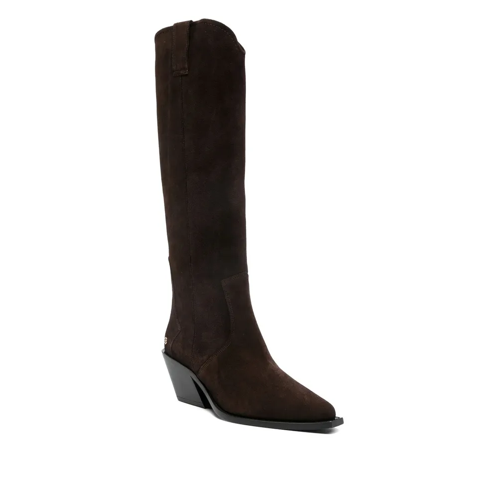 70Mm Tania Suede Knee-High Boots