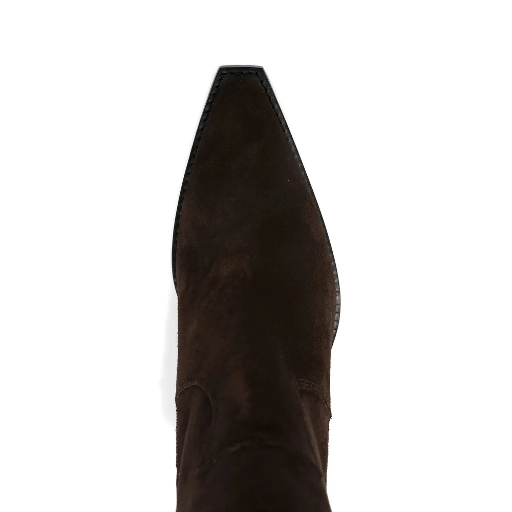 70Mm Tania Suede Knee-High Boots