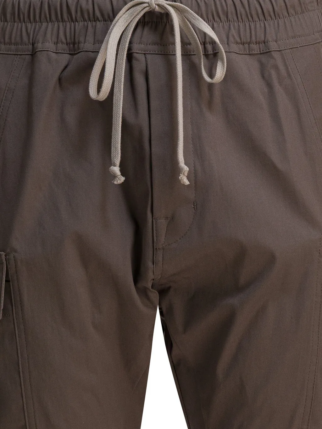 Cargo-Pocket Drawstring Cargo Trousers