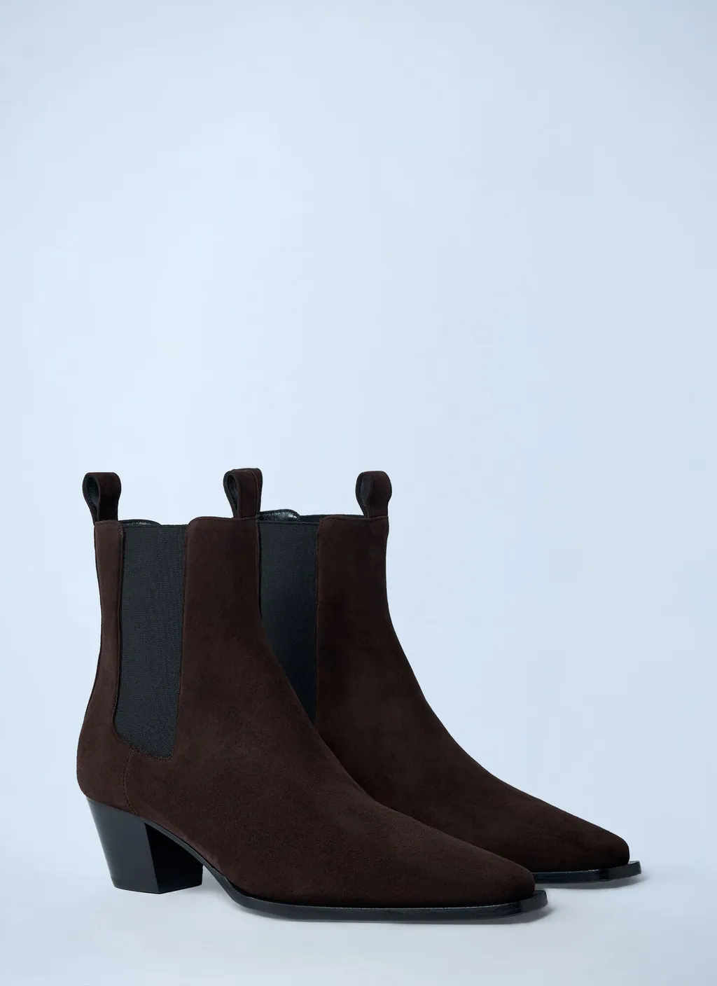 80Mm Suede Pointed-Toe Boots