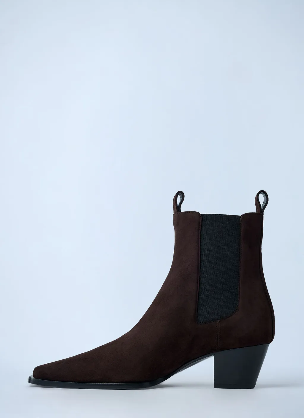 80Mm Suede Pointed-Toe Boots