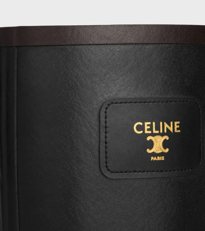 Celine Rain Boots In Natural Rubber