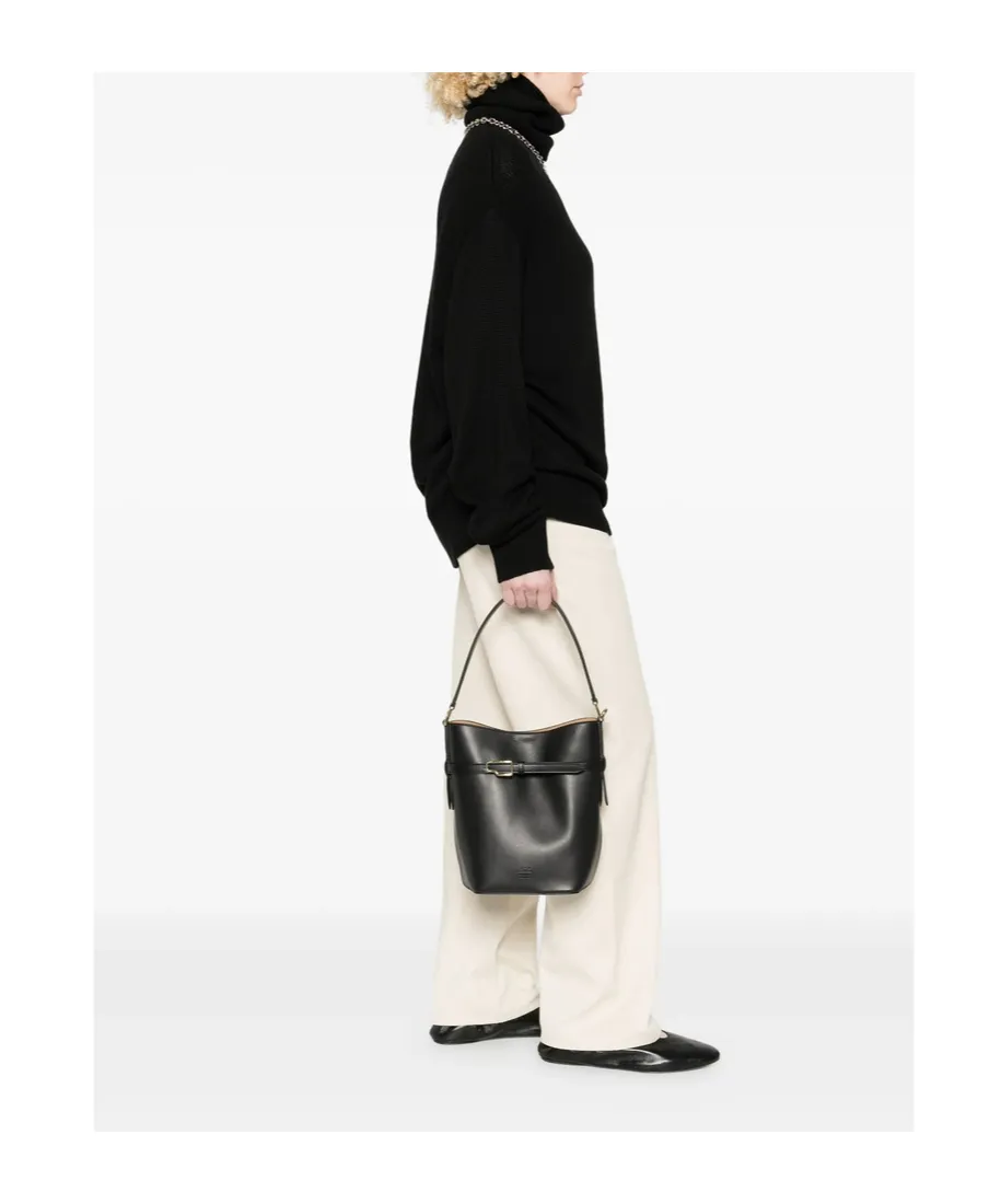 Logo Buckle Shoulder Bag