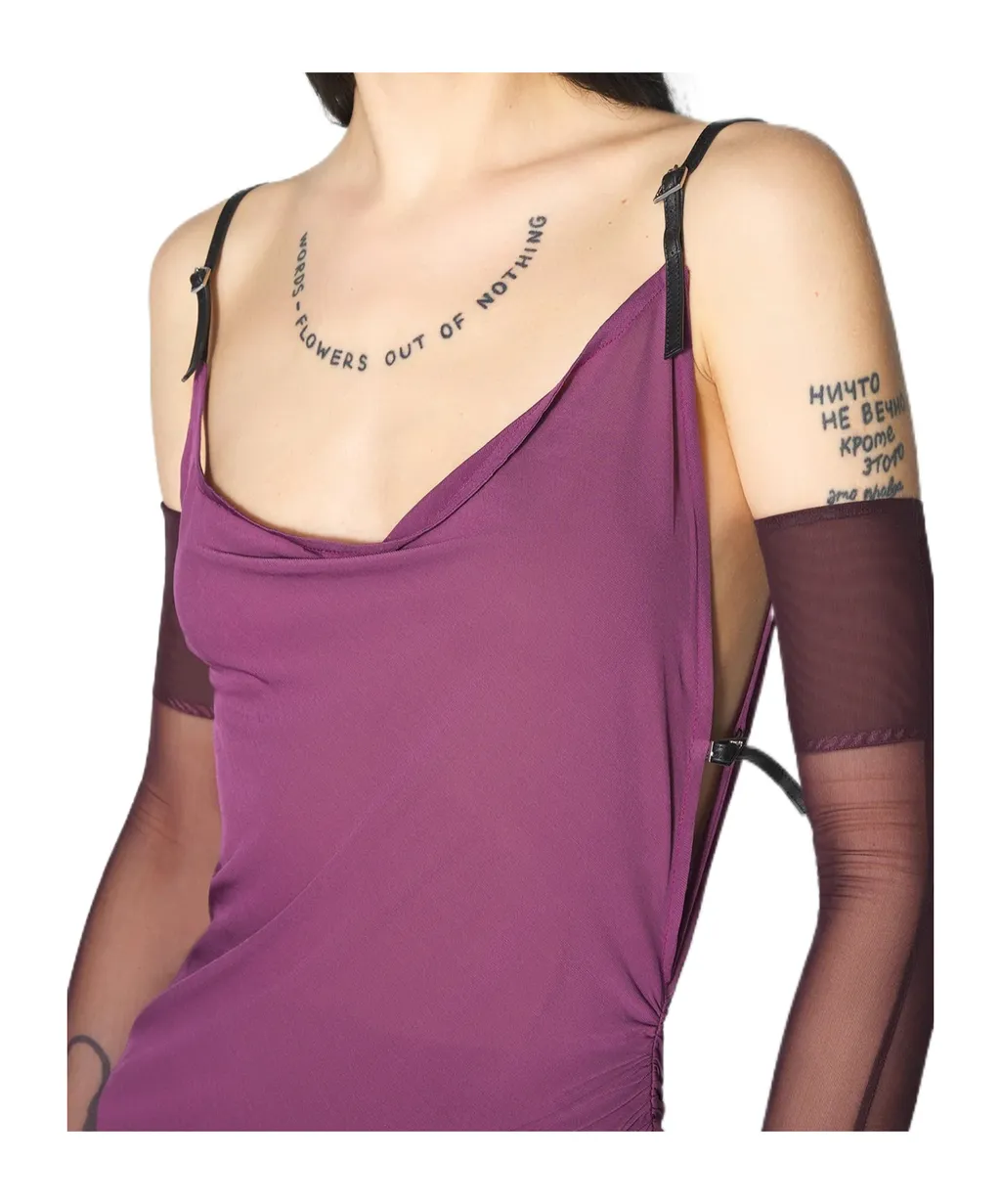 Side-Split Midi Dress