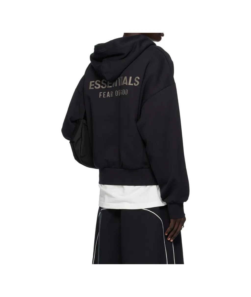 Zipper Hooded Sweatshirt