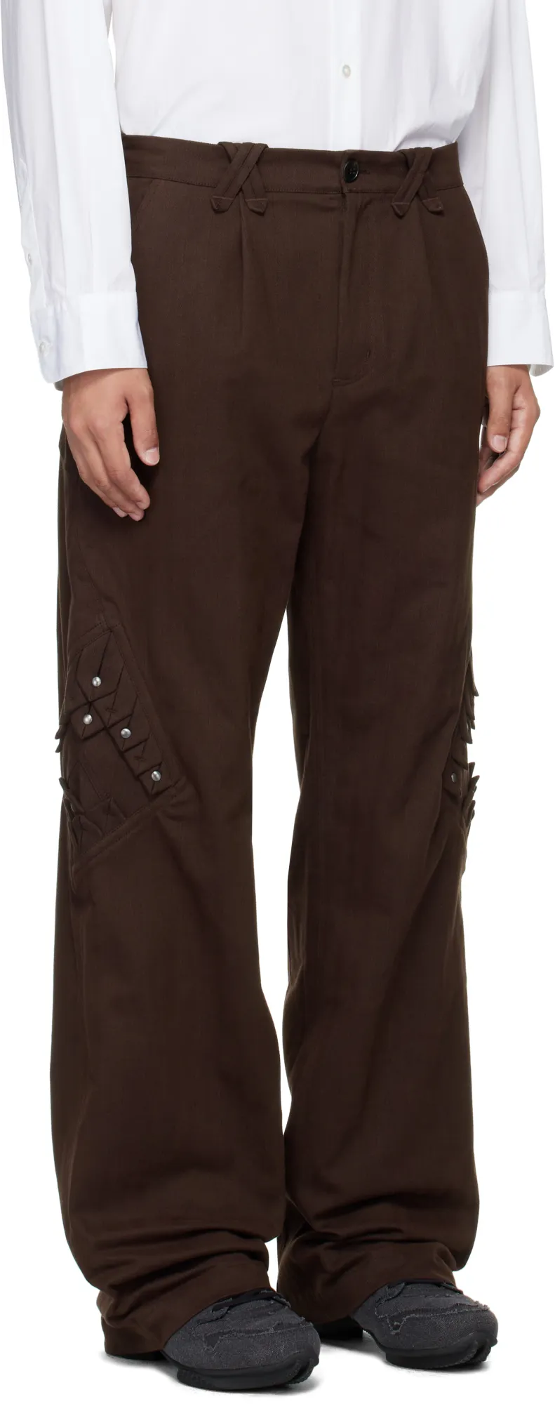 Kiko Kostadinov Estike Rivet-Detail Pants