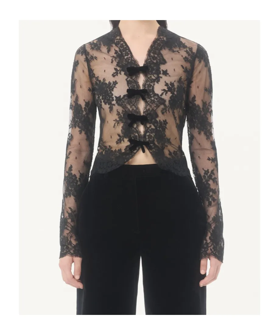 Bow Lace Shirt