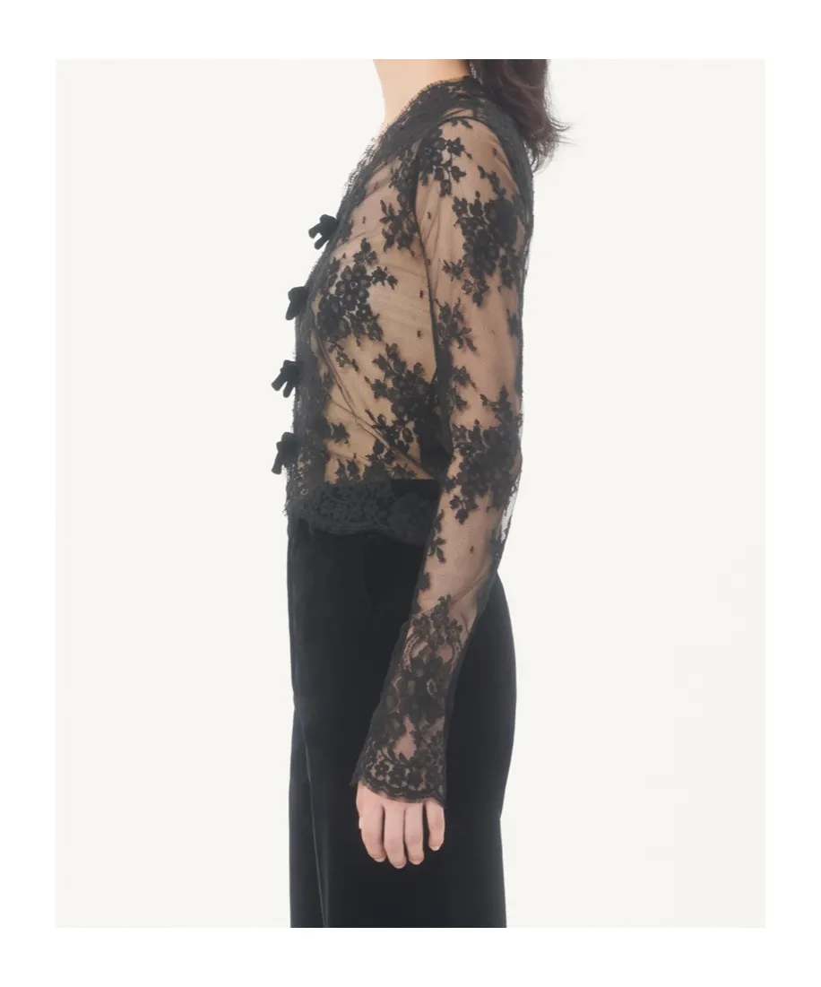 Bow Lace Shirt
