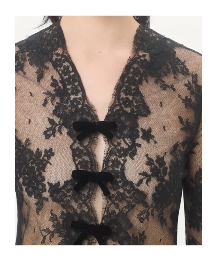 Bow Lace Shirt