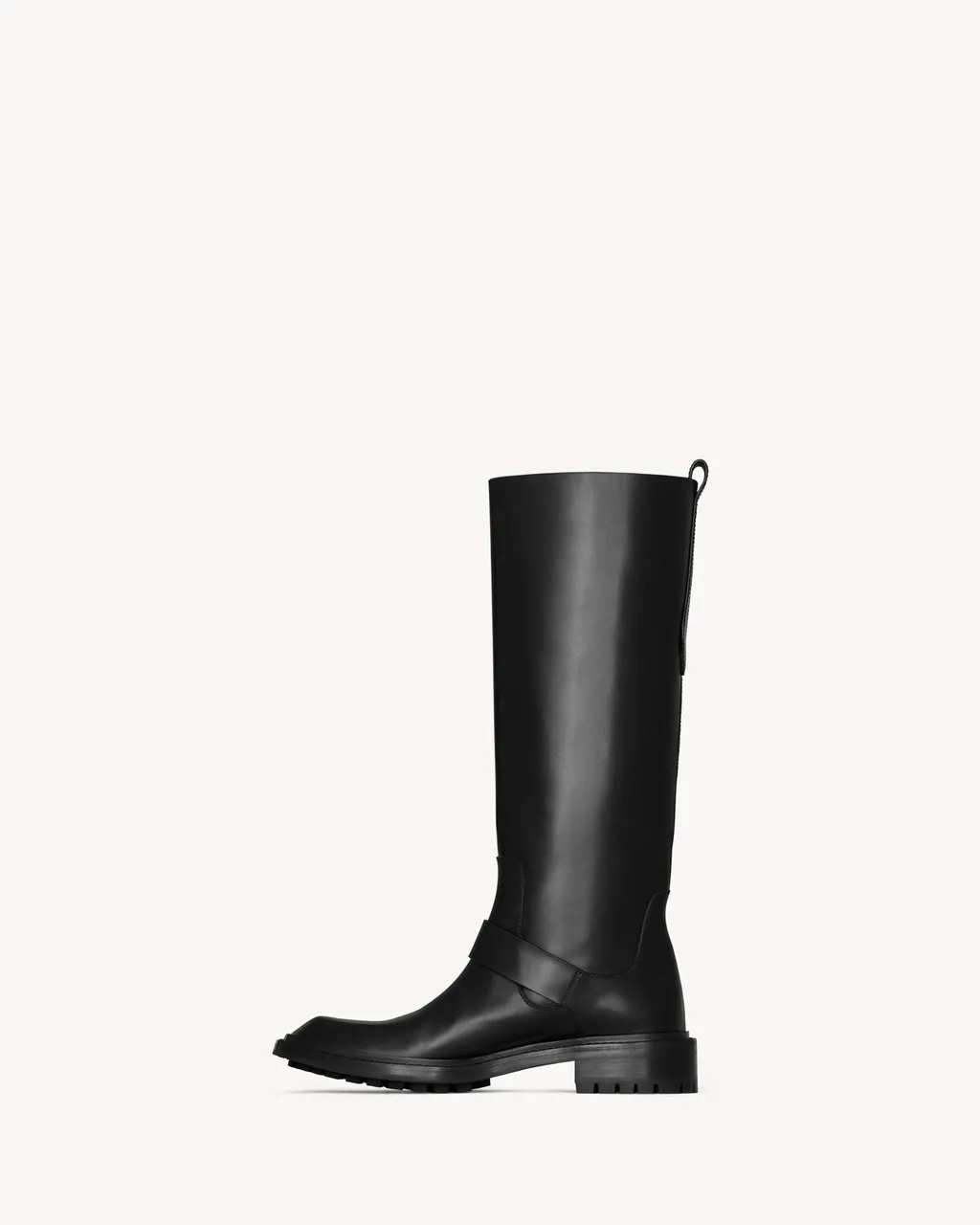 Saint Laurent Vadim Square Toe Buckled Boots
