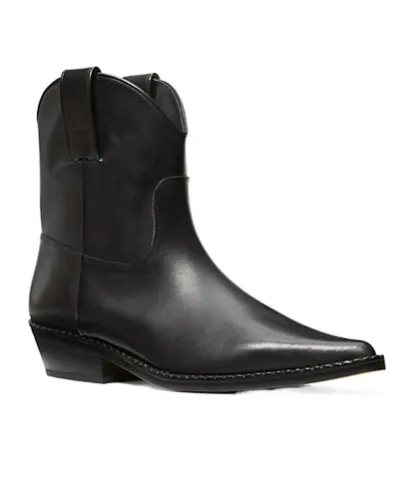 40Mm Pointed-Toe Leather Boots