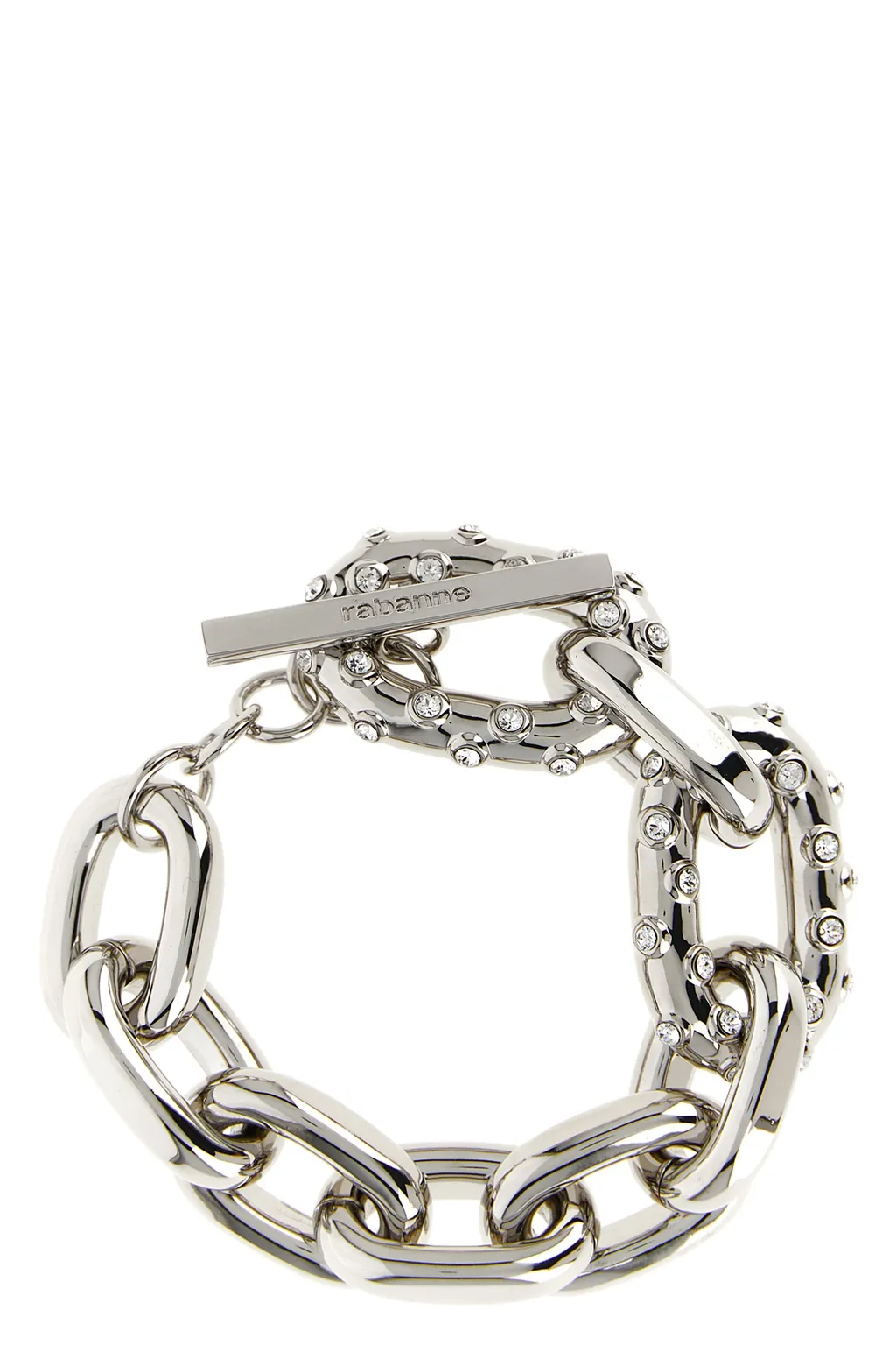 Paco Rabanne	Embellished Chain Linked Bracelet