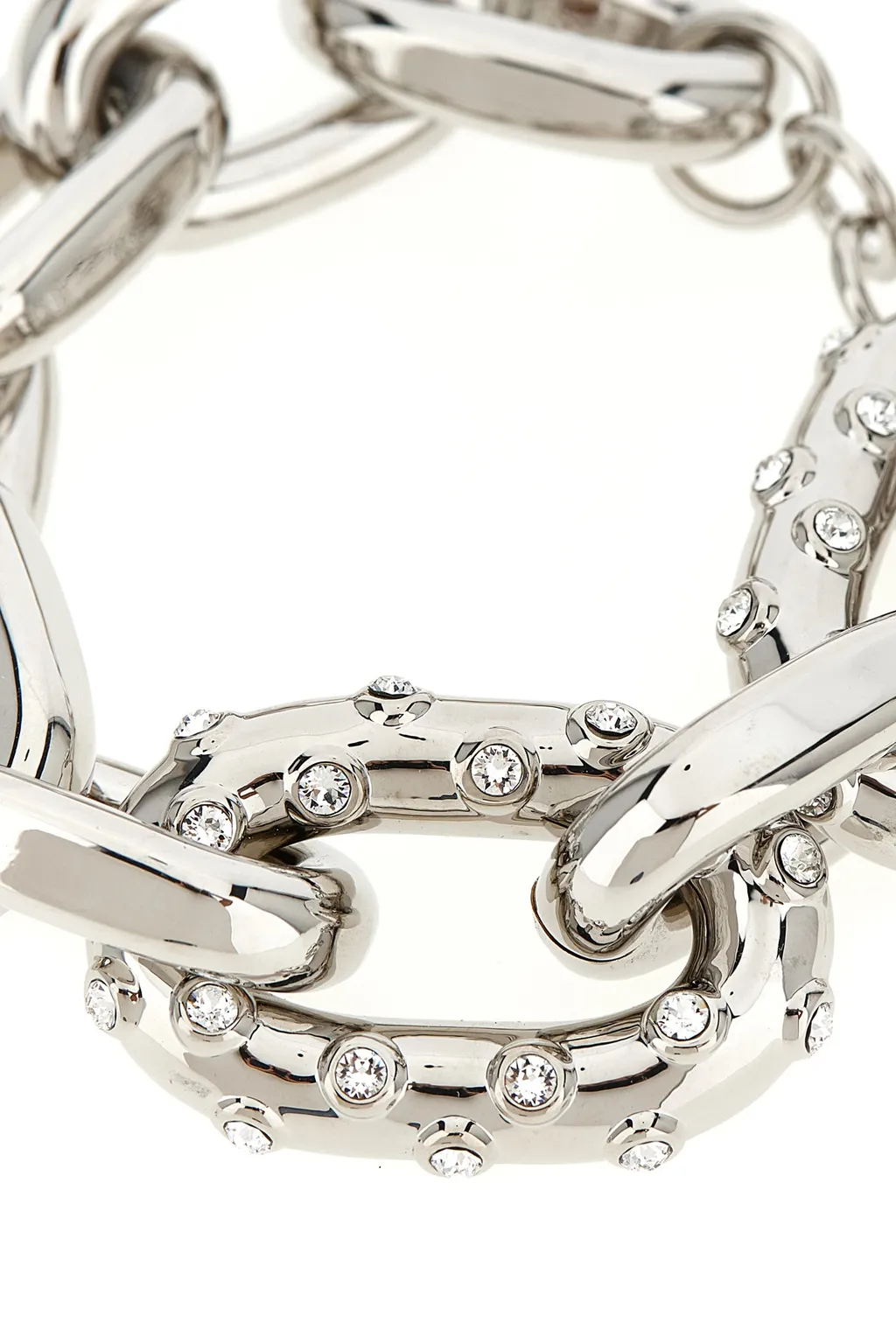Paco Rabanne	Embellished Chain Linked Bracelet