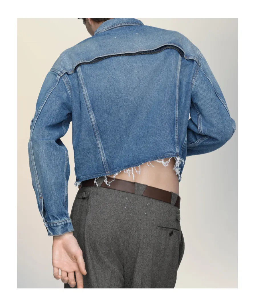 Maison Margiela Vintage Effect Denim Jacket