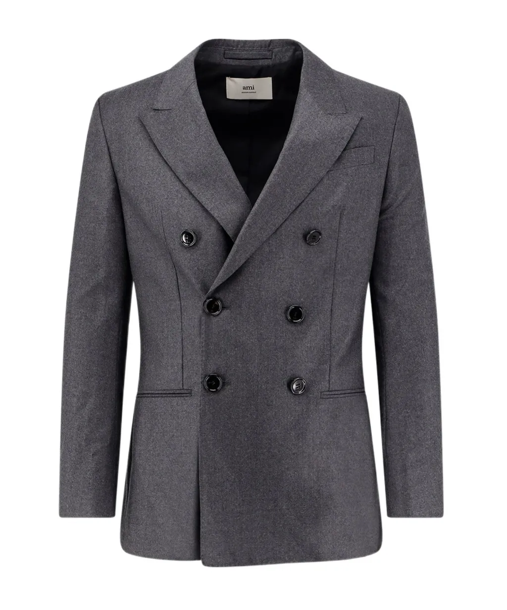 Ami Paris Double Breasted Tailored Blazer